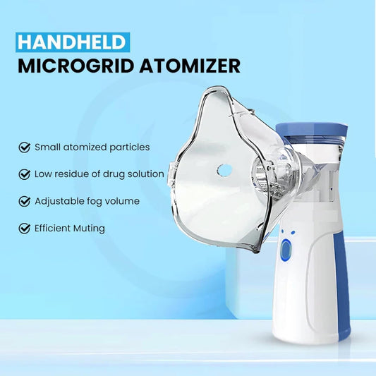 Portable Nebulizer & Humidifier for Baby & Adults | Compact, Silent, Self-Cleaning Machine with Long Battery Life | Effective for Asthma, Cough, Sinus & Allergy Relief at Home