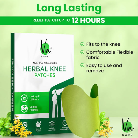 Herbal Knee Pain Relief Patches | Instant Relief from Knee Pain | Joint Pain pack of 20 stips