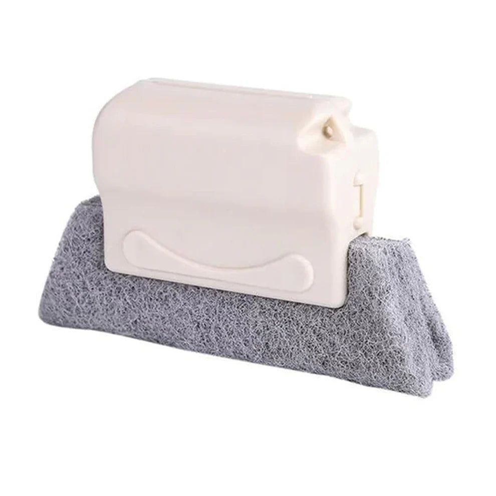 2 in 1 Multifunctional Groove Clean-ing Brush Window Sliding Door Track Cleaning Brush with Dust Collector,Cleaning Brush for Door and Window Gaps,Ideal Cleaning Tool for Doors and Window