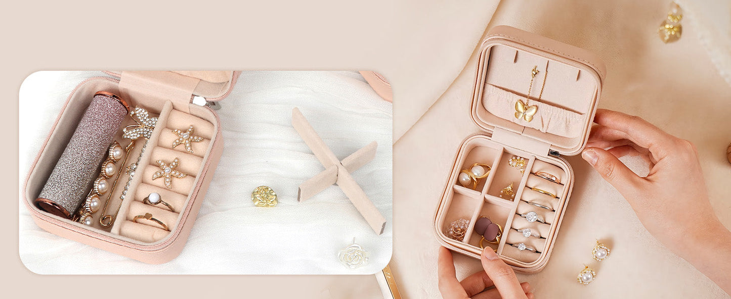 Mini jewelry Organizer Box For travel