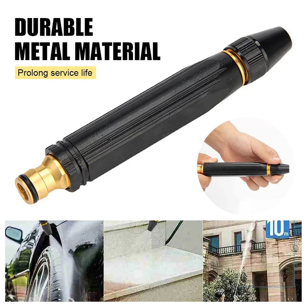 High Pressure Water Gun Nozzle – Car Wash & Garden Spray Gun (Alloy)