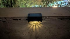 Solar-Powered Deck Light – IP65 Waterproof LED Step, Stair, Fence & Railing Light with Wide-Angle Illumination, Rechargeable Outdoor Lighting for Yard, Patio & Pathway.Pack of 4