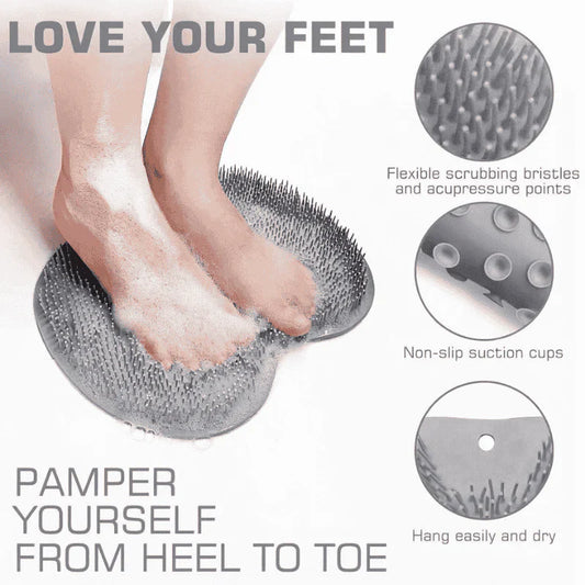 FootSpa Silicone Scrubber & Massager Mat - Buy 1 Get 1 Free