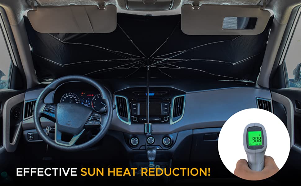 Car Dashboard Sunshade Umbrella for Front Window