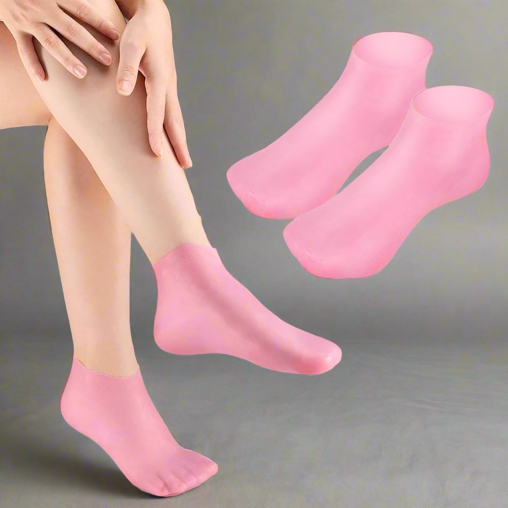 Siicon Moisturizing Gel Socks