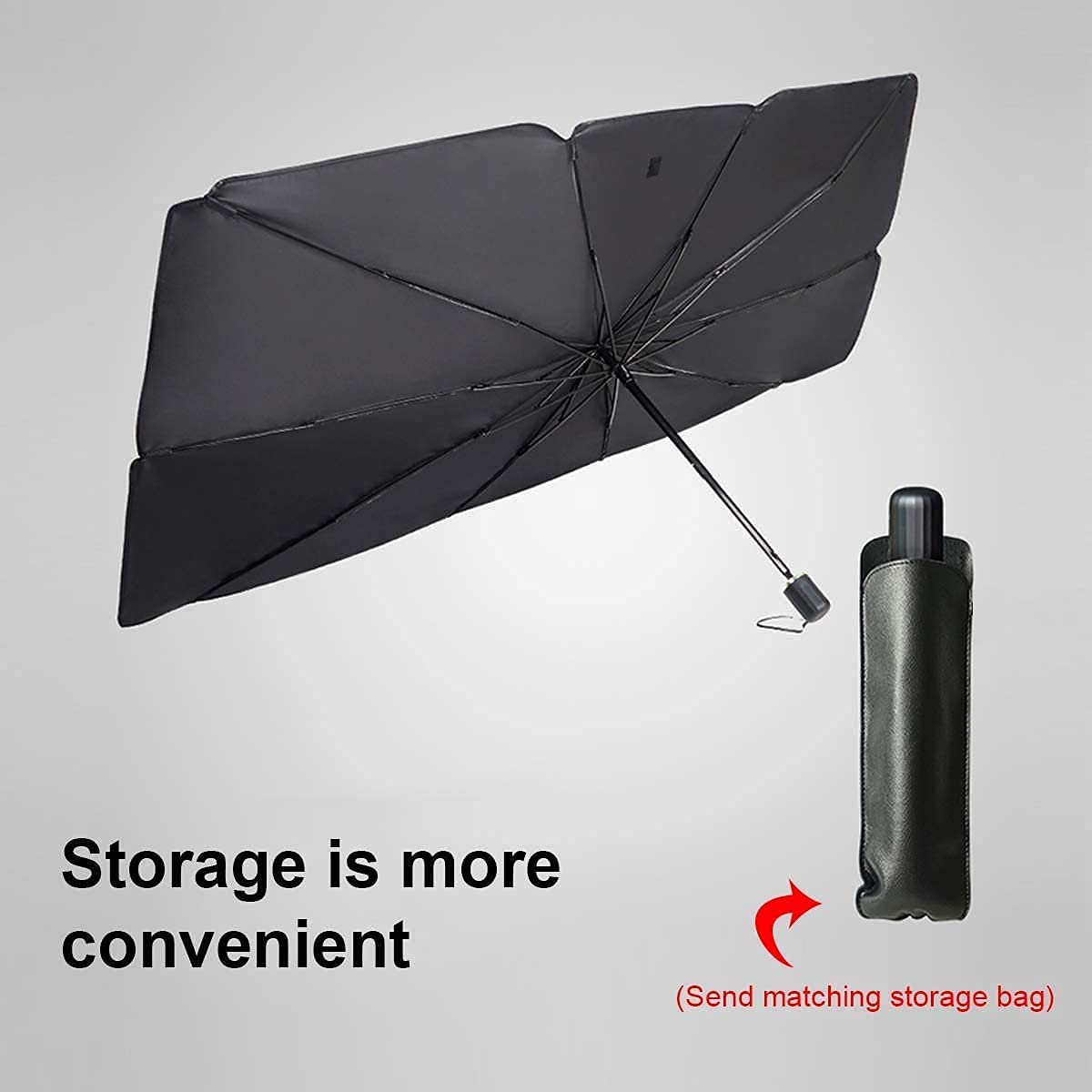 Car Dashboard Sunshade Umbrella for Front Window