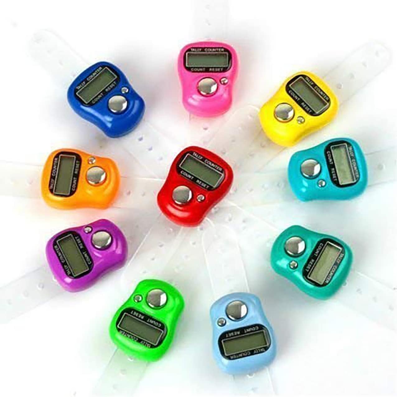 Naam Jap Counter | Mini Digital Tally Counter Finger Ring | Electronic Chanting Count Machine for Mantra Jap, Meditation, Prayer & Cricket Umpire | Digital Counting Device (Pack of 1 PIS)