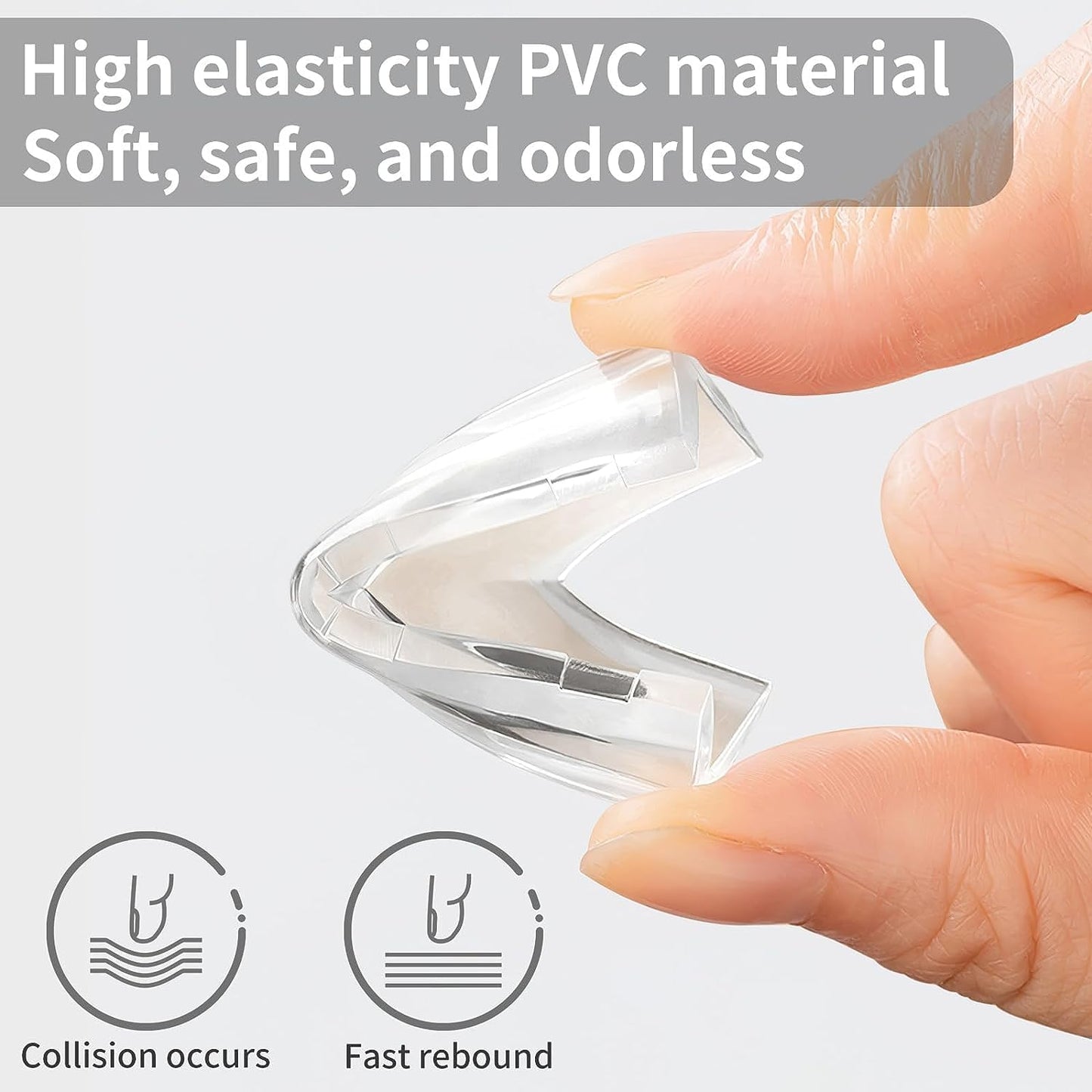 Pack of 12 Silicone Corner Protectors | Baby Proofing Edge & Corner Guards for Sharp Edges, Table, Bed & Furniture | Child Safety Cushion for Baby Proofing