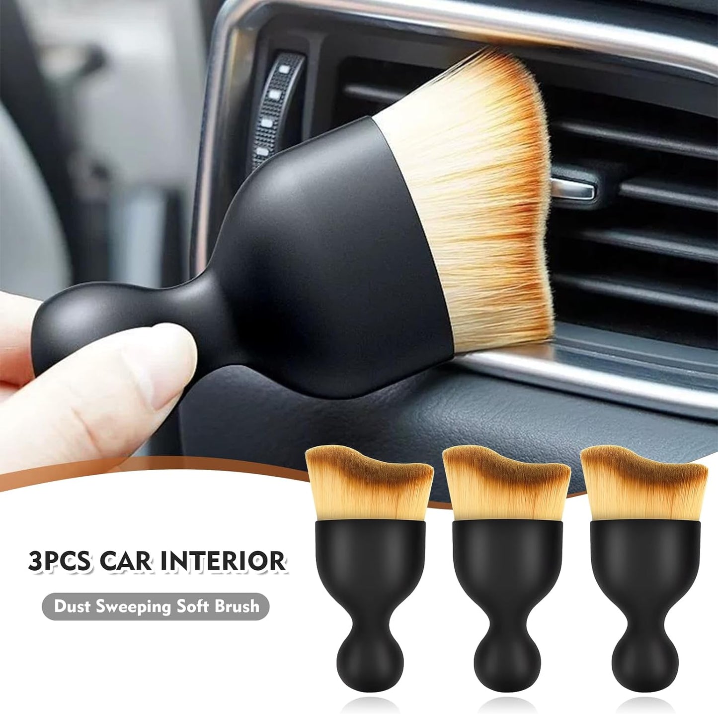 Car interier Cleaning Brush Buy 1 Get 2 FREE