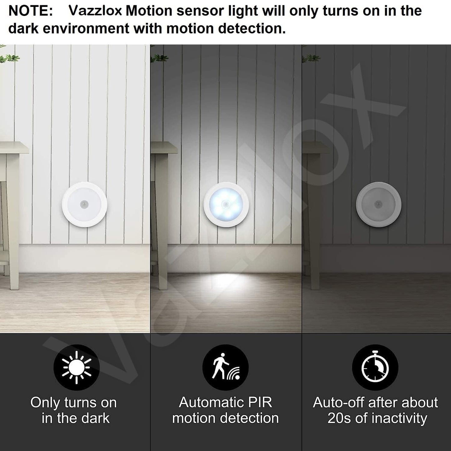 Motion Sensor Light for Home (Pack of 2) with USB Charging Wireless Self Adhesive LED Body Induction Lamp Sensor Light for Wardrobe Lights with Sensor Night Light for Cupboard Stairs (White)