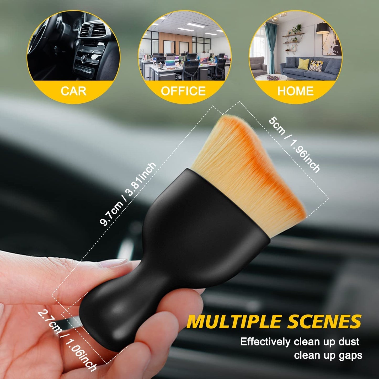 Car interier Cleaning Brush Buy 1 Get 2 FREE