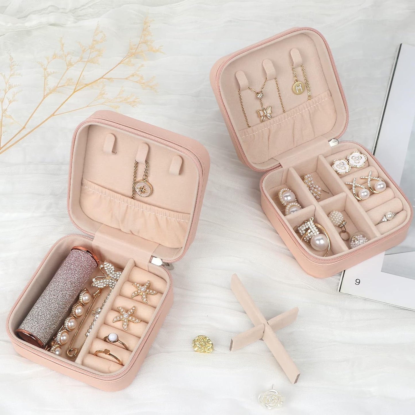 Mini jewelry Organizer Box For travel
