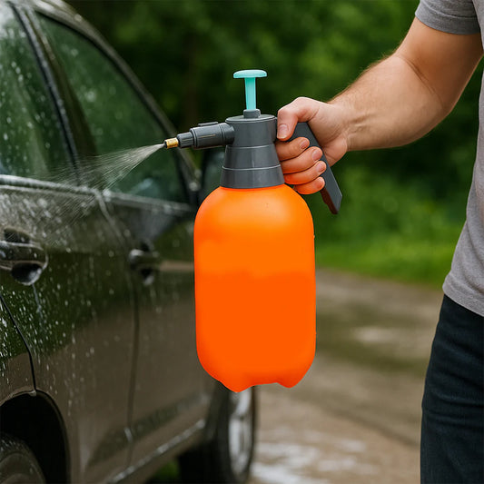 2-Liter Pump Pressure Sprayer – Handheld Garden Sprayer with Adjustable Brass Nozzle for Plants, Lawn, Cleaning, and Fertilizing – 2L / 4.5 Pints