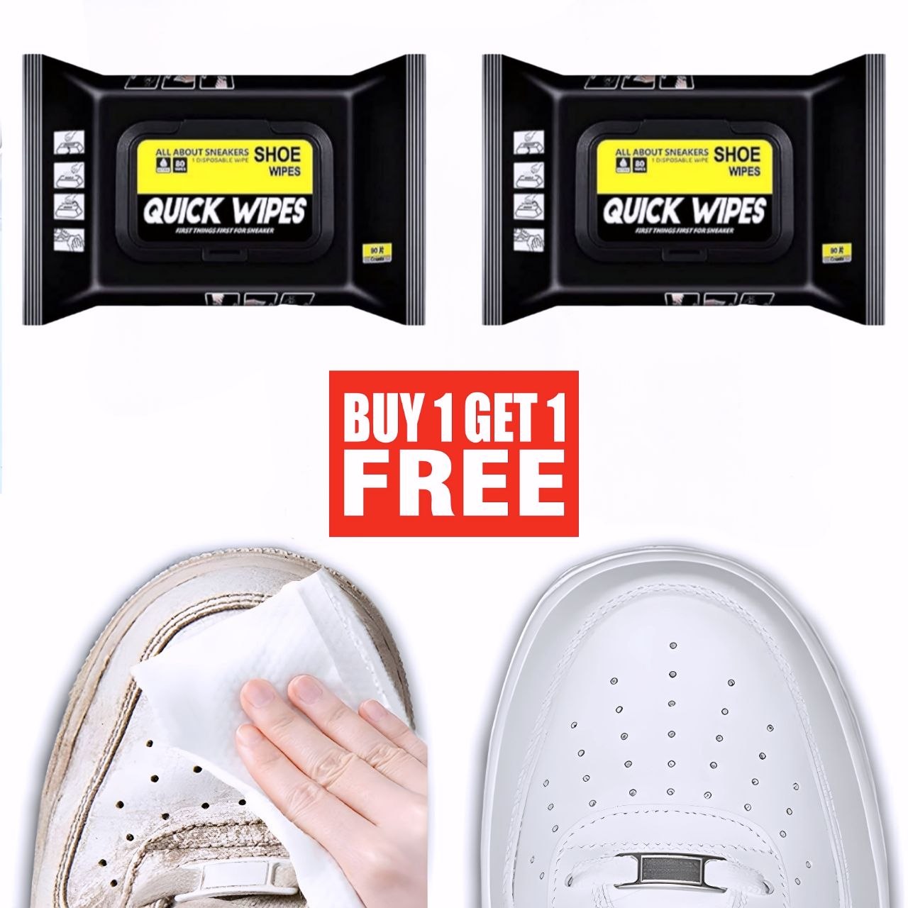 Quick Shoe Cleaning Wipes(Buy 1 Get 1 FREE)