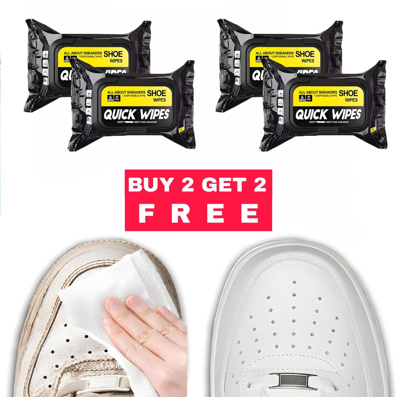 Quick Shoe Cleaning Wipes(Buy 1 Get 1 FREE)